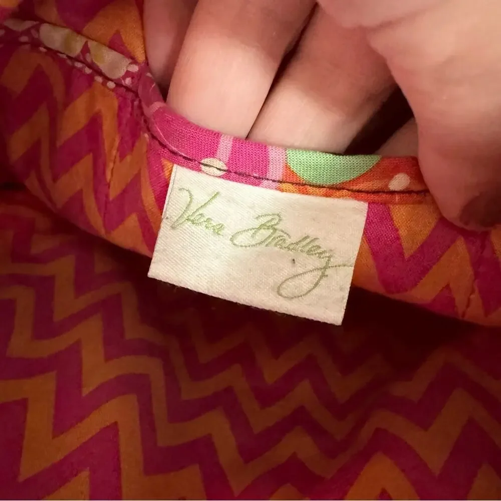 Vera Bradley Floral Ziggy‎ Zinnia Iconic Hipster Crossbody Shoulder Bag Orange S